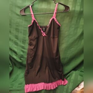 Large Black Pink Nighty